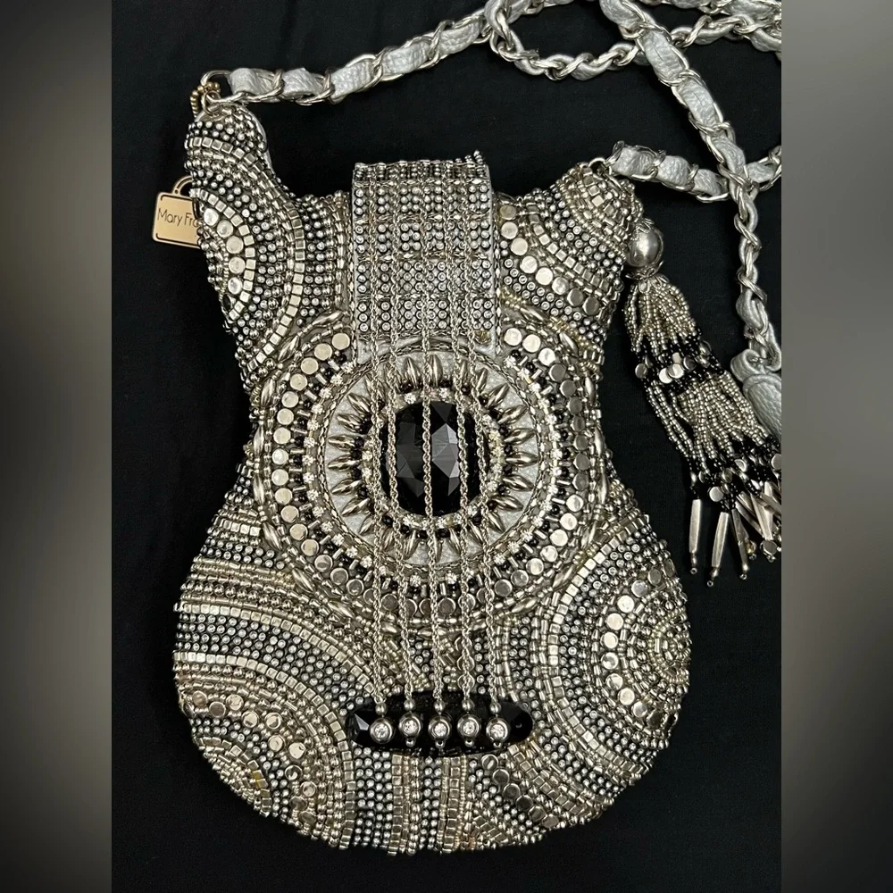 Mary Frances SIGNED guitar handbag. - Picture 1 of 7